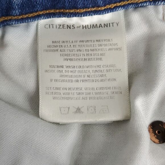 Citizens of Humanity Rocket Crop High Rise Skinny Size 24 - Picture 10 of 11